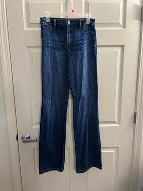 KanCan Dark Blue Flare Jeans for Women